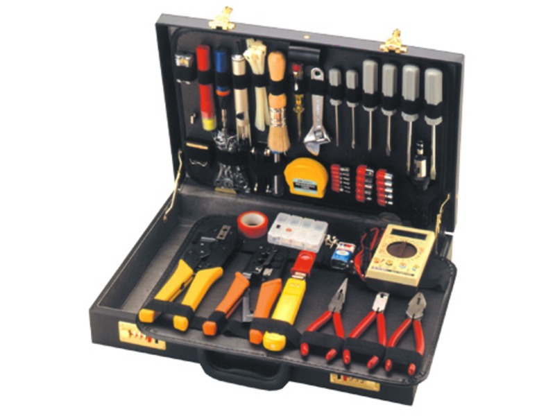 Kit de herramientas de mantenimiento de red de 128 piezas
